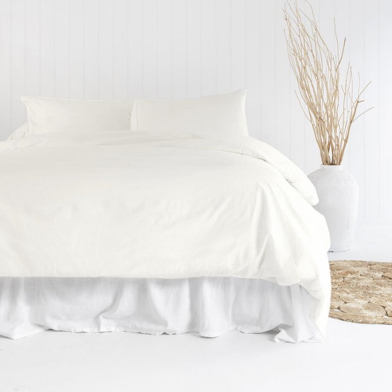 Bambury Temple Organic Cotton Ivory Pillowcase Pair (6619430289452)