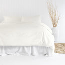 Bambury Temple Organic Cotton Ivory Quilt Cover Set (6619690926124)