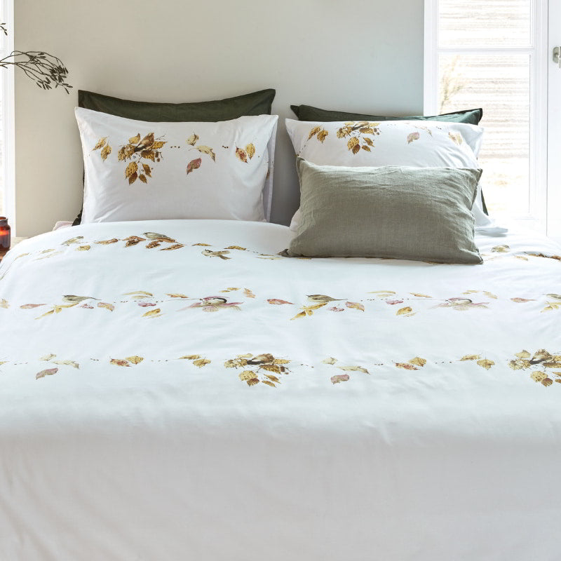 Bedding House Autumn Scenes Cotton Multicoloured Quilt Cover Set (6683621261356)