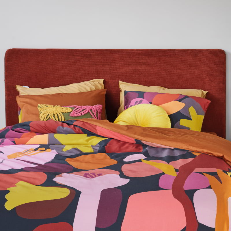 Bedding House Candy Cotton Sateen Multicoloured Quilt Cover Set (6683599732780)