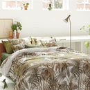 Bedding House Caribe Cotton Ochre Quilt Cover Set