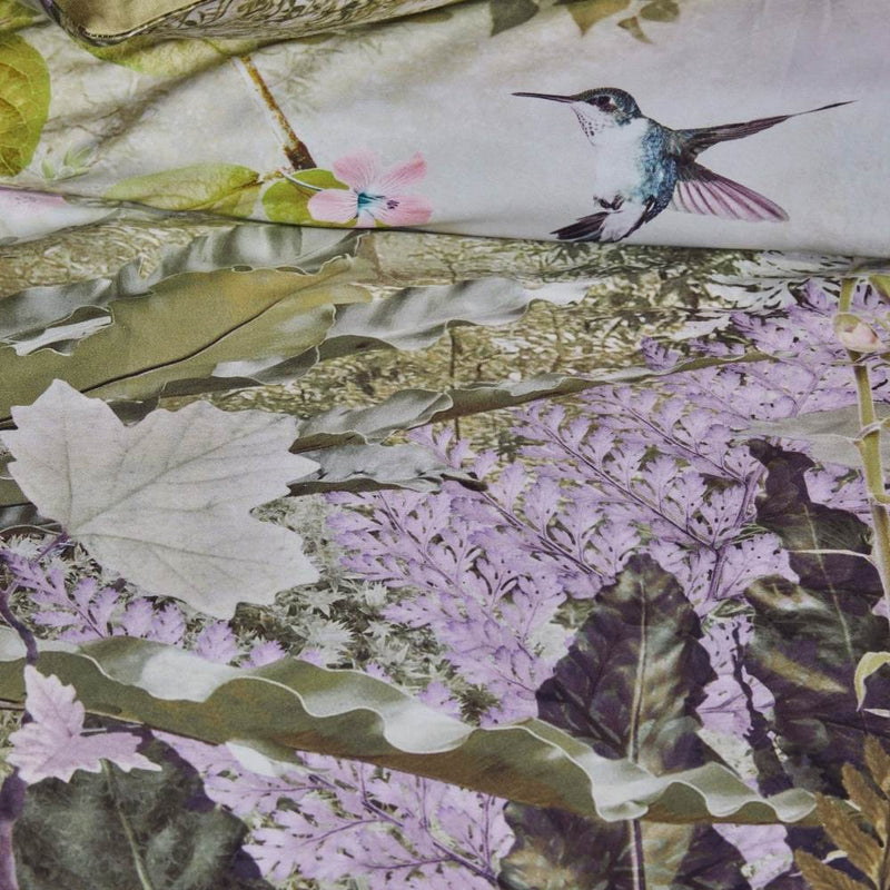 Bedding House Charming Green Sateen Cotton Quilt Cover Set (6831052881964)