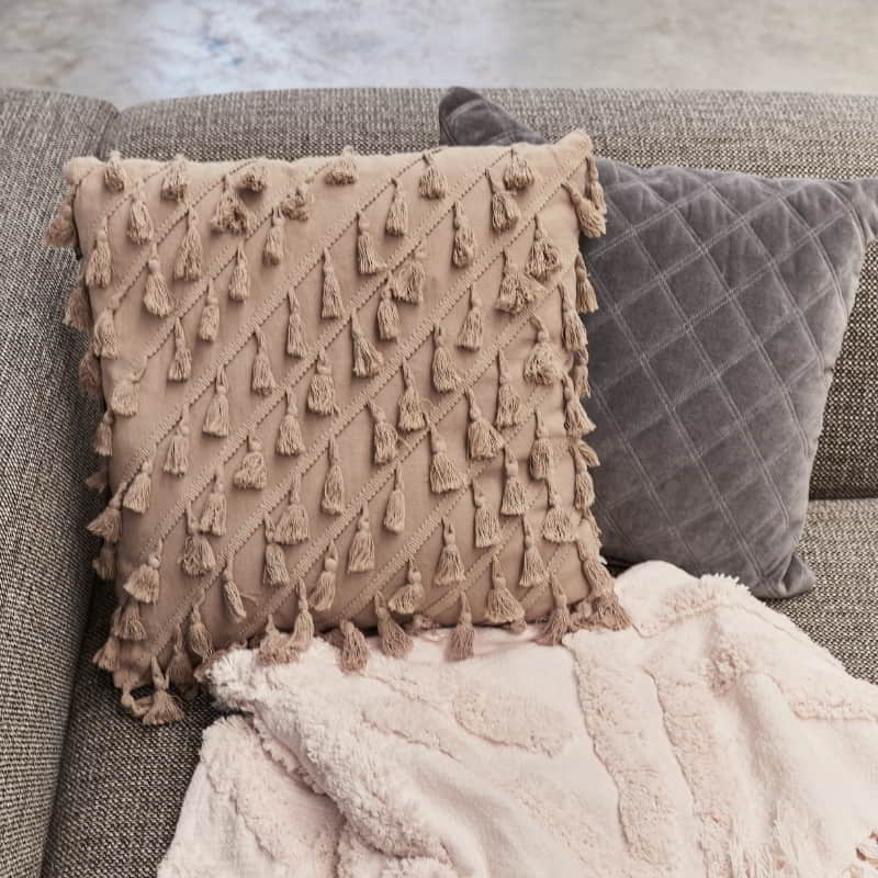 Bedding House Dondi Natural 45x45cm Filled Cushion (6682959806508)