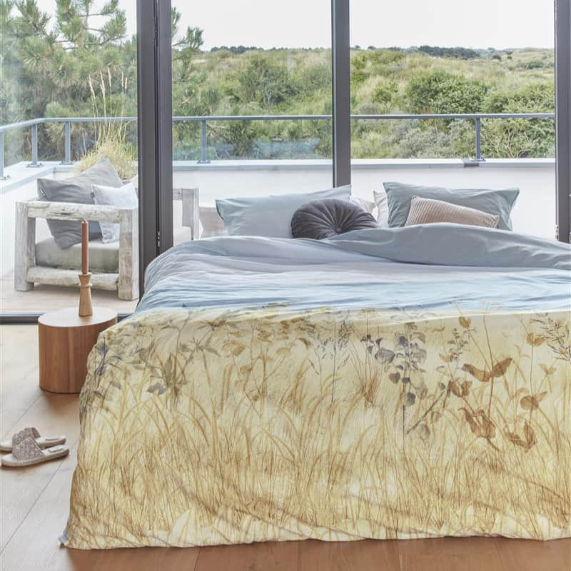 Bedding House Dunes Cotton Natural Quilt Cover Set