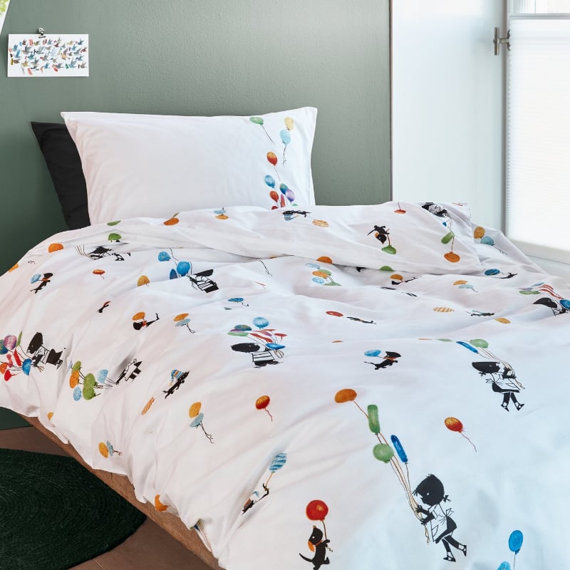 Bedding House Feest Pastel Cotton Multicoloured Quilt Cover Set (6683620376620)