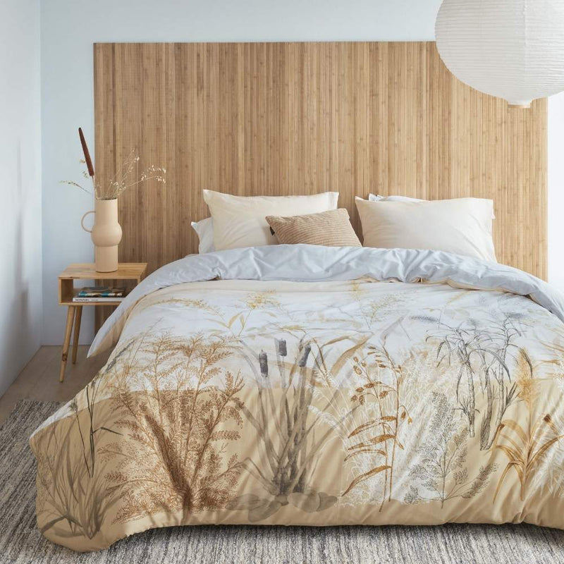Bedding House Florine Sand Cotton Quilt Cover Set (6831045902380)