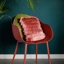 Bedding House Fringy Coral 40x40cm Filled Cushion (6682982711340)