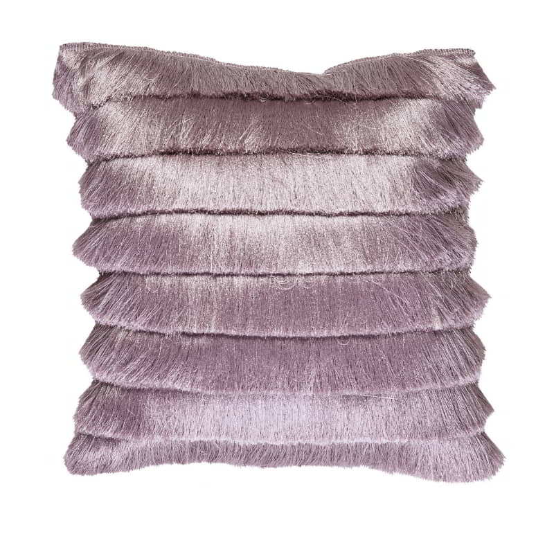 Bedding House Fringy Lilac 40x40cm Filled Cushion (6682973470764)