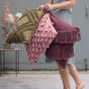 Bedding House Heather Red 45x45cm Filled Cushion (6682989592620)