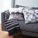 Bedding House Honshu Black 130x170cm Throw (6683028095020)