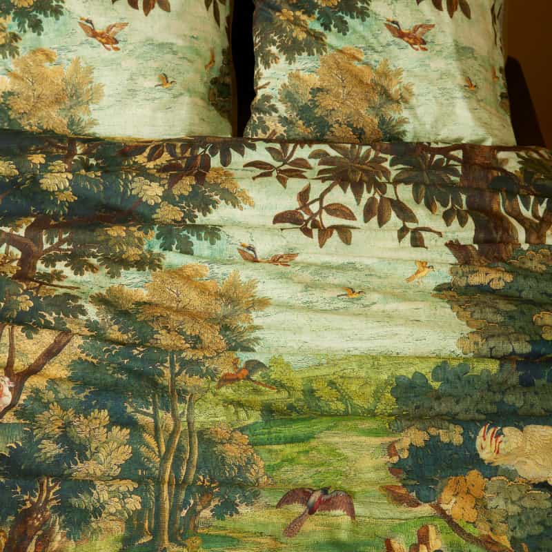 Bedding House Idyllic Cotton Green Quilt Cover Set (6683068563500)