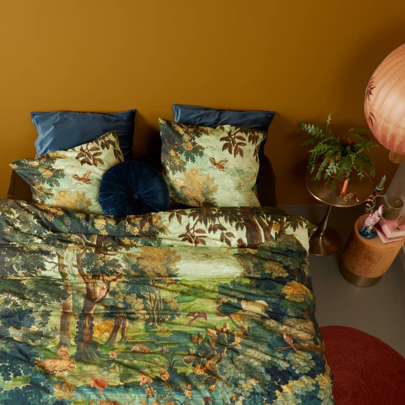 Bedding House Idyllic Cotton Green Quilt Cover Set (6683068563500)
