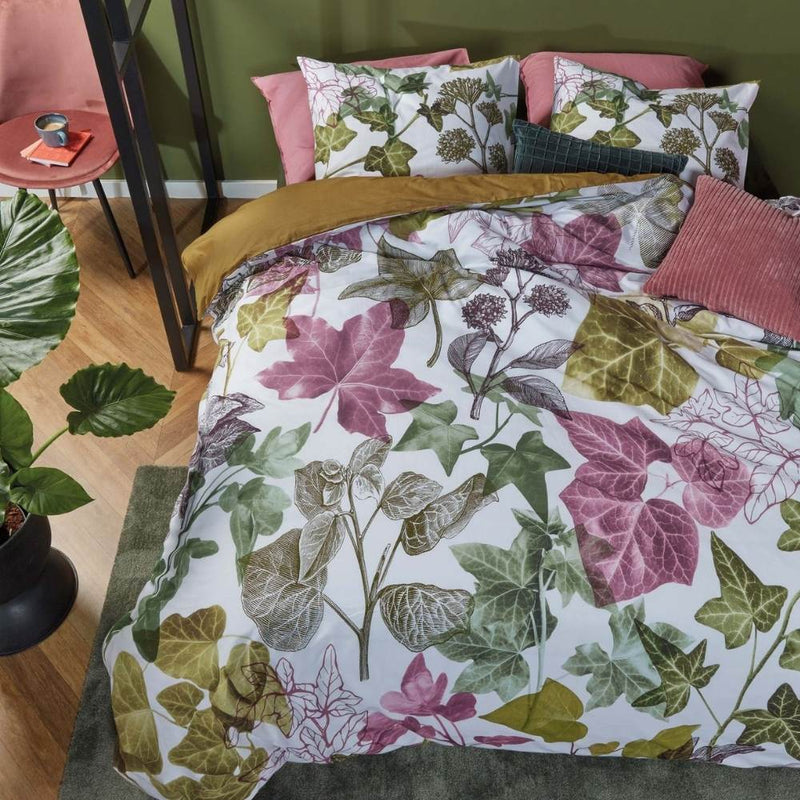 Bedding House Ivy Multi Cotton Quilt Cover Set (6831046918188)