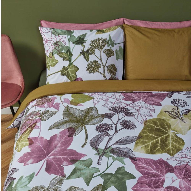 Bedding House Ivy Multi Cotton Quilt Cover Set (6831046918188)