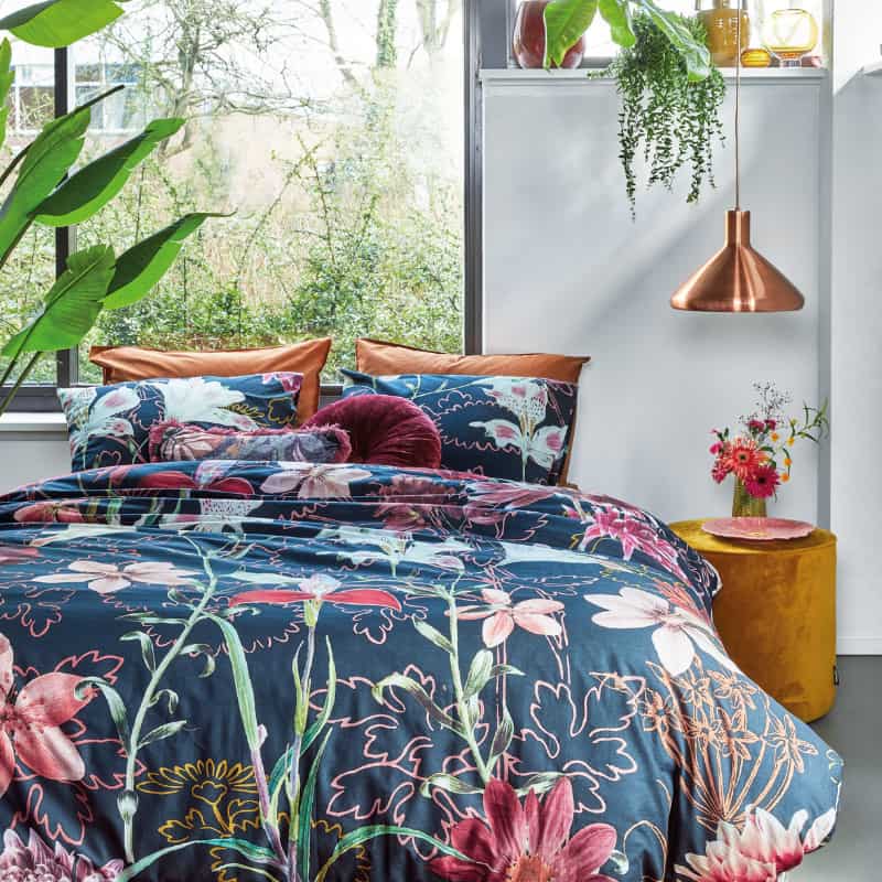 Bedding House Joy Cotton Multicoloured Quilt Cover Set (6683600683052)
