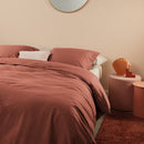 Bedding House Organic Cotton Basic Terra Quilt Cover Set (6683626143788)