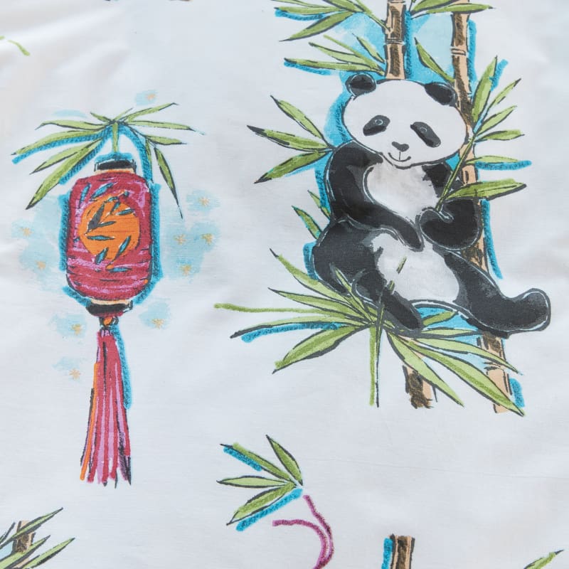 Bedding House Panda Dream Cotton Multicoloured Quilt Cover Set (6683598422060)