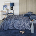 Bedding House Pantalla Cotton Blue Quilt Cover Set (6985941254188)