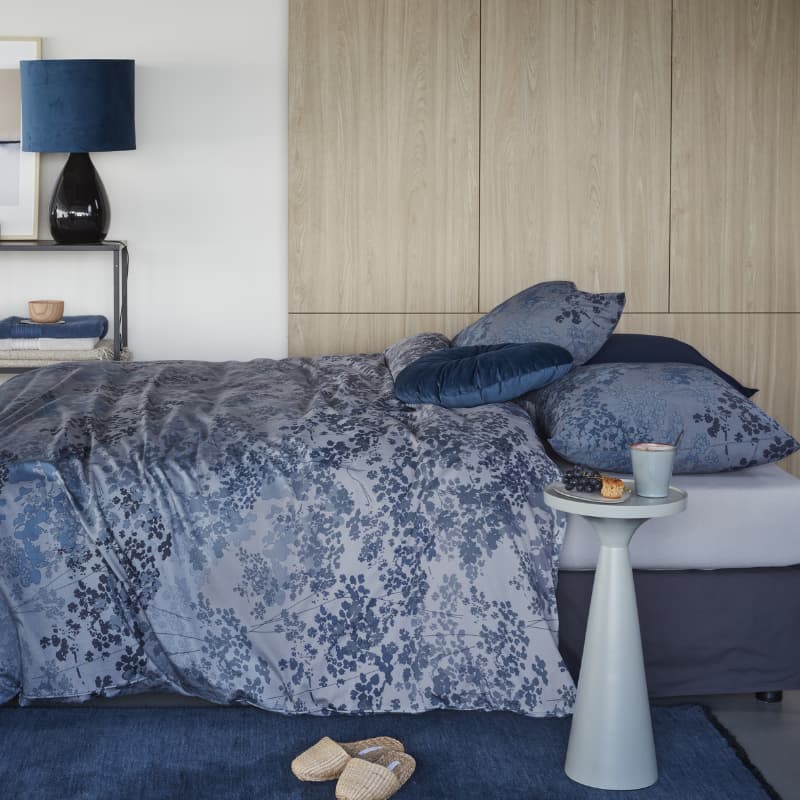 Bedding House Pantalla Cotton Blue Quilt Cover Set (6985941254188)