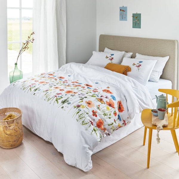 Bedding House Poppy Parade Cotton Multicoloured Quilt Cover Set (6683504312364)