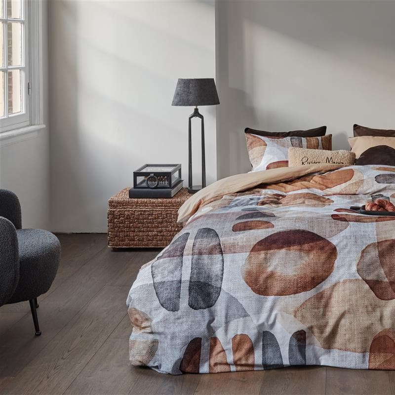 Bedding House Rivièra Maison Broc Cotton Natural Quilt Cover Set (6986002137132)