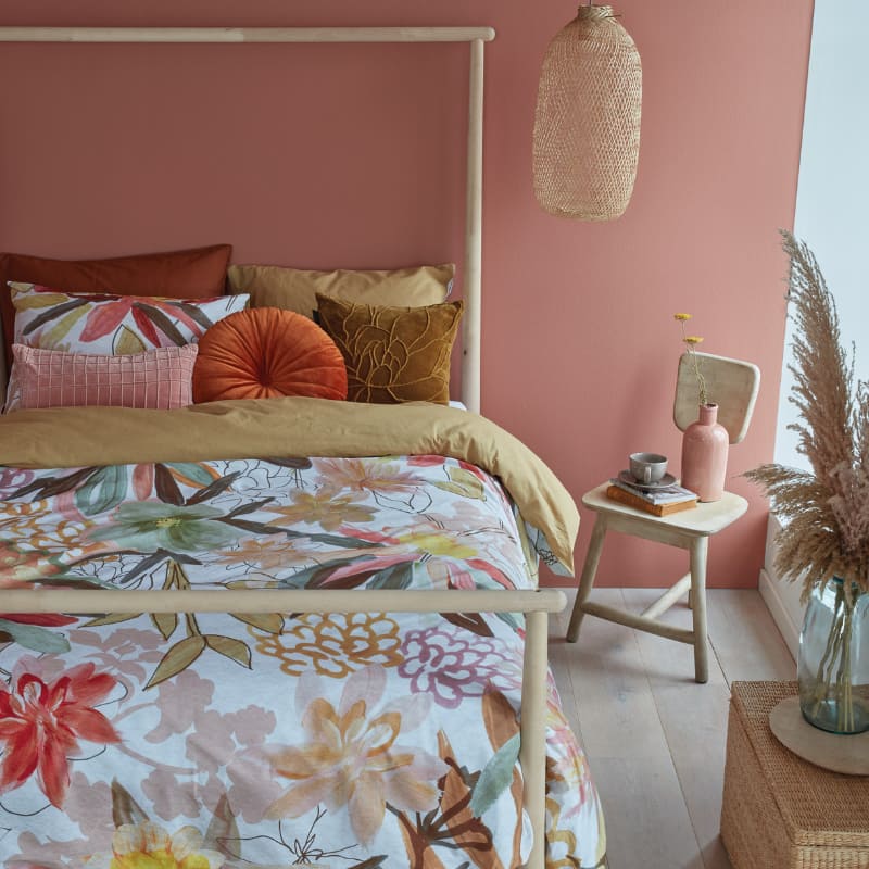 Bedding House Scarlett Cotton Multicoloured Quilt Cover Set (6683605860396)