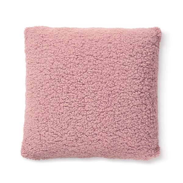 Bedding House Sherpa Mauve 45x45cm Filled Cushion (6683015413804)