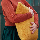 Bedding House Sherpa Ochre 45x45cm Filled Cushion (6682283180076)