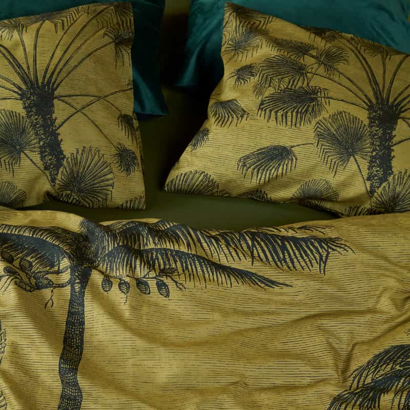 Bedding House Tour du Monde Cotton Ochre Quilt Cover Set (6683497365548)