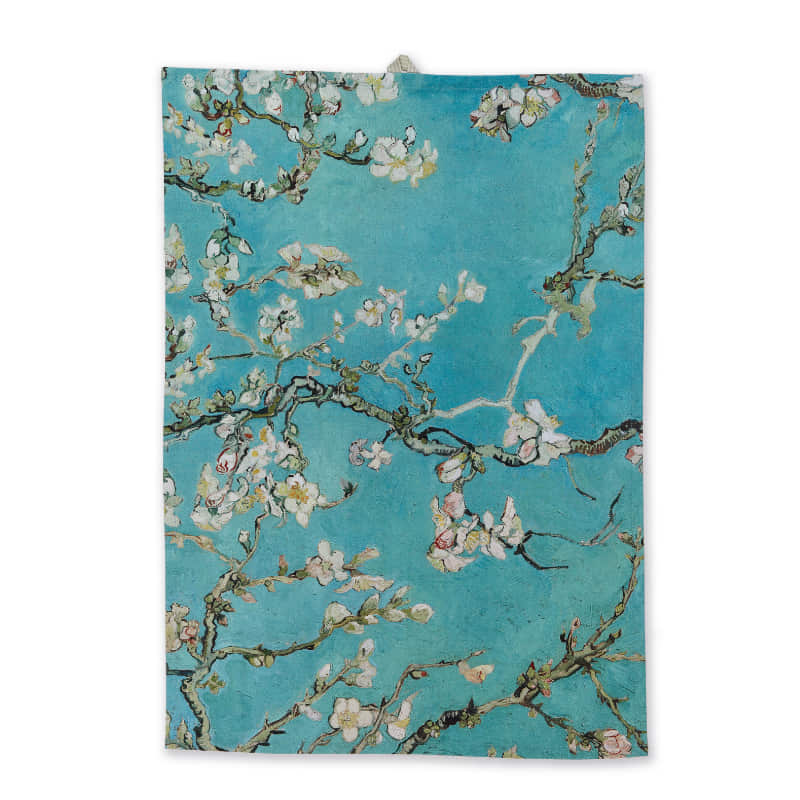 Bedding House Van Gogh Blossom Blue Tea Towel (6683711733804)