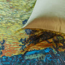 Bedding House Van Gogh Evening Twilight Cotton Sateen Ochre Quilt Cover Set (6683666612268)