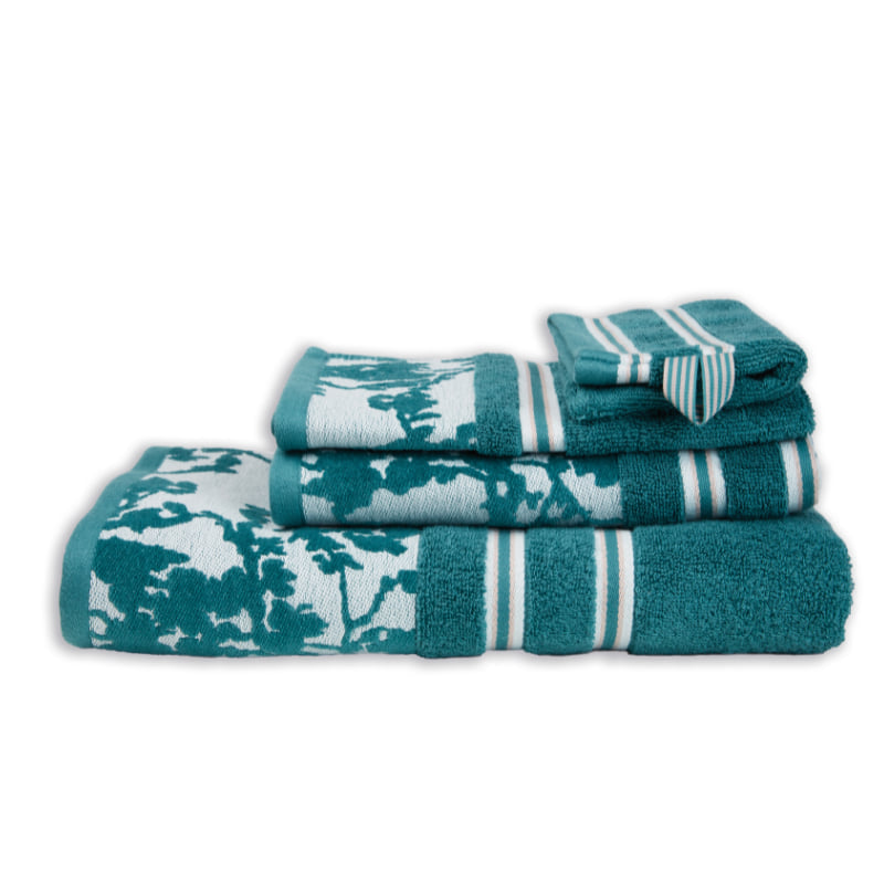 Bedding House Van Gogh Fleurir Blue Wash Mitt Towel (6683708260396)