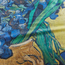 Bedding House Van Gogh Irises Cotton Sateen Yellow Quilt Cover Set (6683656618028)