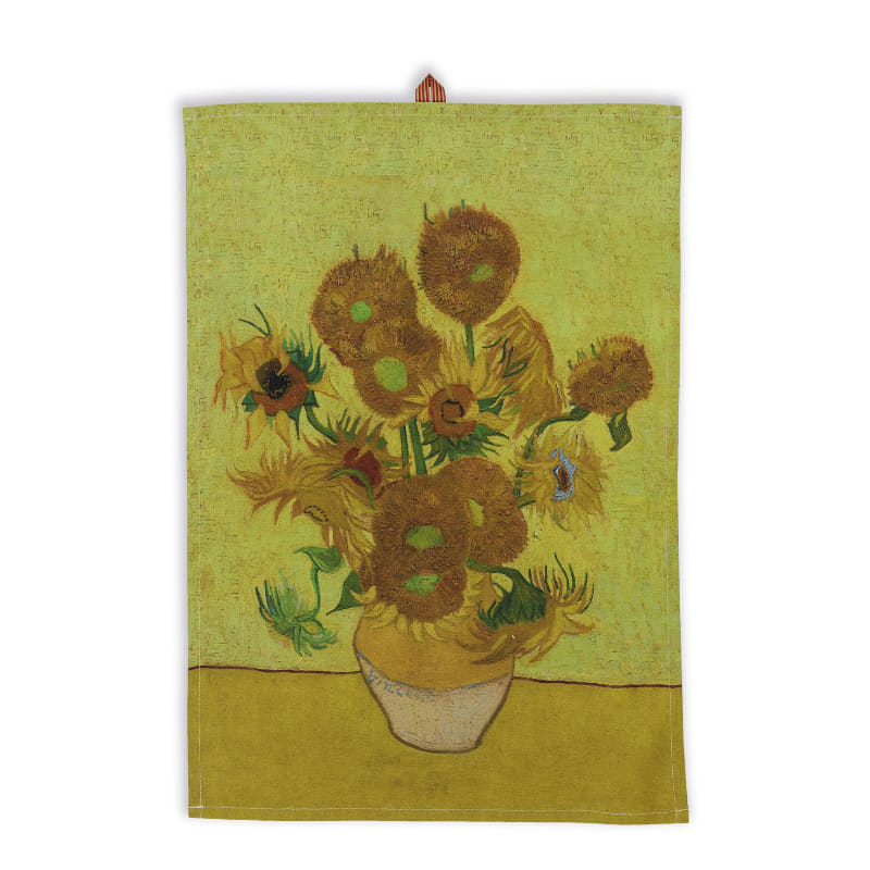 Bedding House Van Gogh Yellow Sunflower Tea Towel (6683715207212)