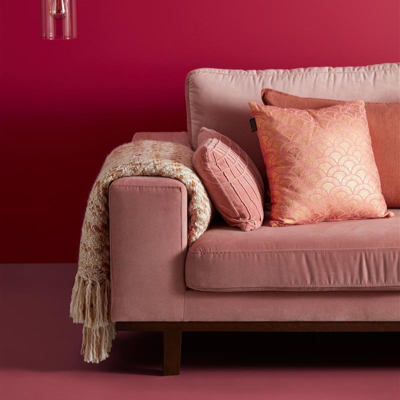 Bedding House Wavey Pink 40x40cm Cushion (6682112098348)