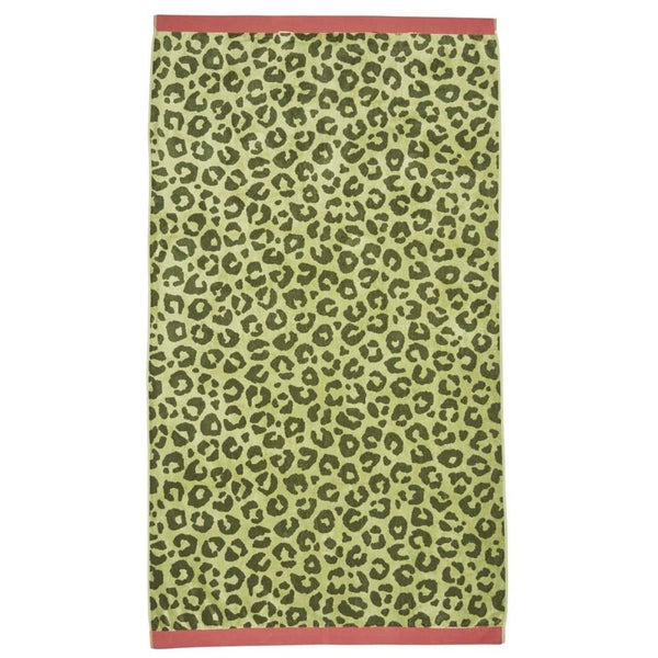 Bedding House Wildcat Green Beach Towel (6827012587564)