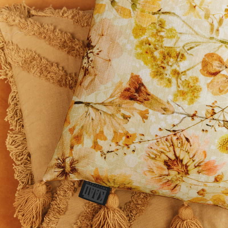 Bedding House Wildflower Yellow 30x50cm Filled Cushion (6682988740652)