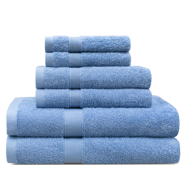 Linenova Cotton Bath Towel 6 Piece Pack