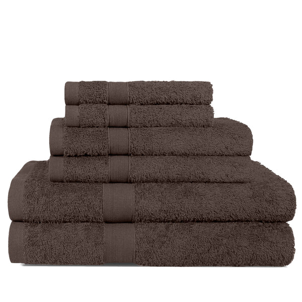 Linenova Cotton Bath Towel 6 Piece Pack