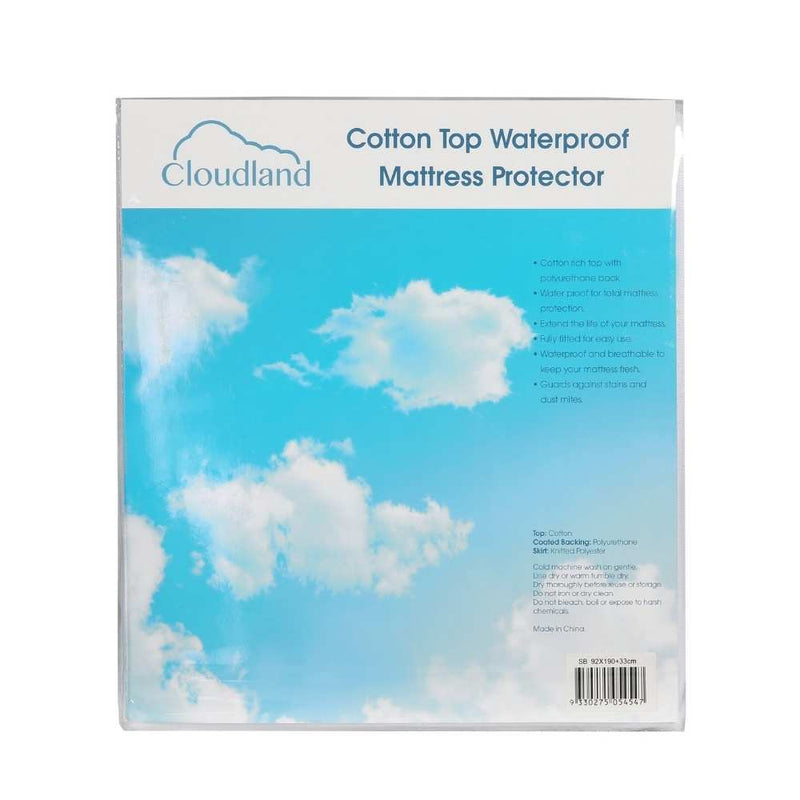 Cloudland Waterproof Cotton Mattress Protector (6868998881324)