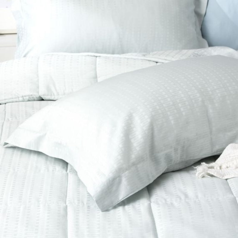 Ddecor Home Binary Sage 500 Thread Count Jacquard Cotton Comforter Set (6885505663020)
