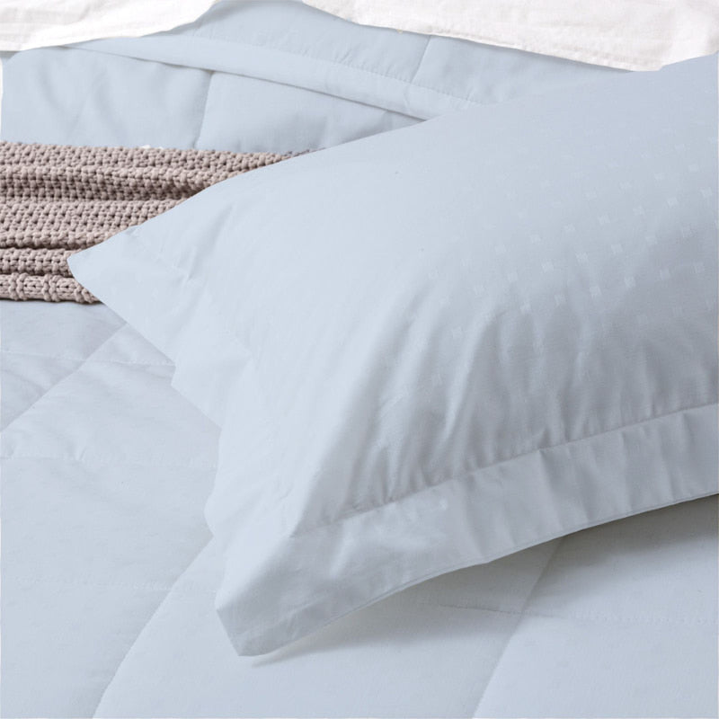 Ddecor Home Sofia Sky 500 Thread Count Jacquard Cotton Comforter Set (6885632737324)