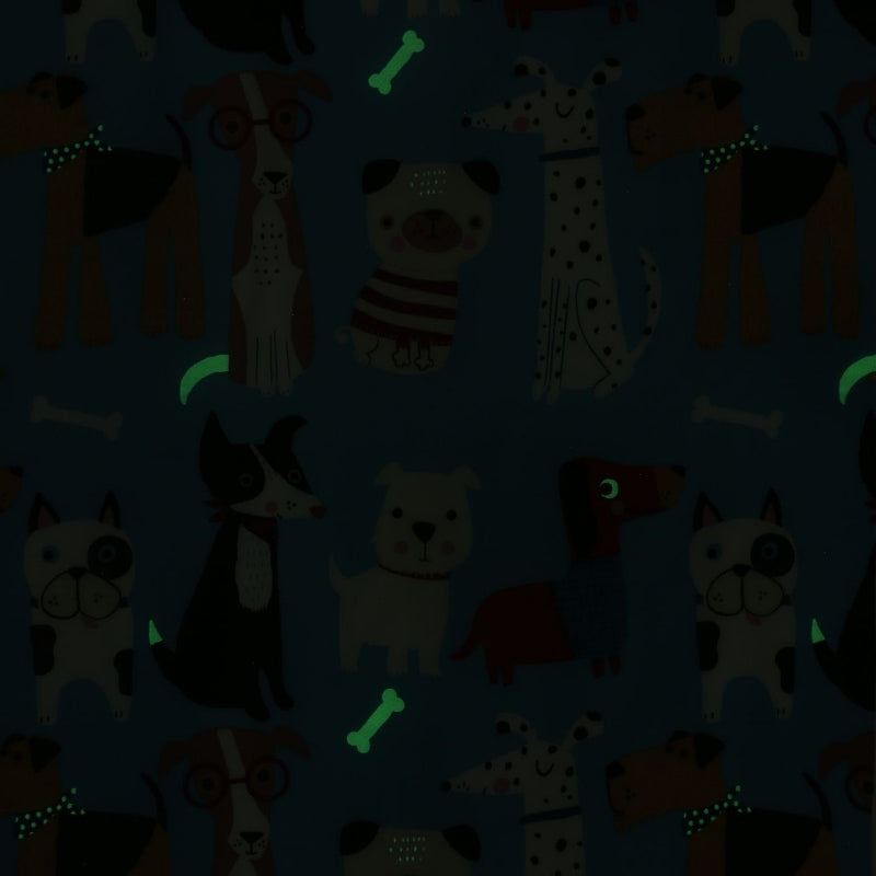 Happy Kids Puppy Club Glow in the Dark Quilt Cover Set (6725374181420)