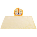 Happy Kids Lion Novelty 48x46cm Cushion with throw (6726422003756)