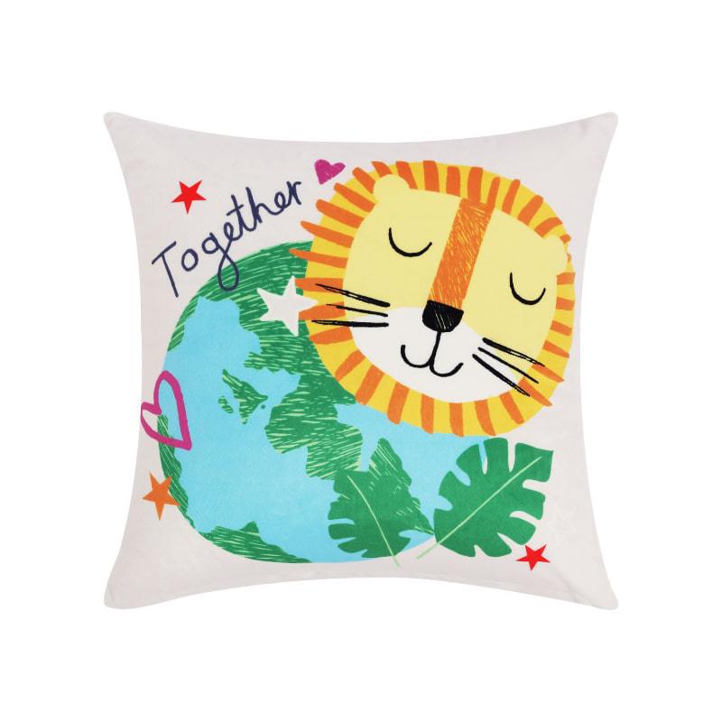Happy Kids Our Planet 40x40cm Filled Cushion (6725948571692)
