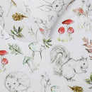 Happy Kids Story Time Cotton Digital Printed White Quilt Cover Set (6723101229100)