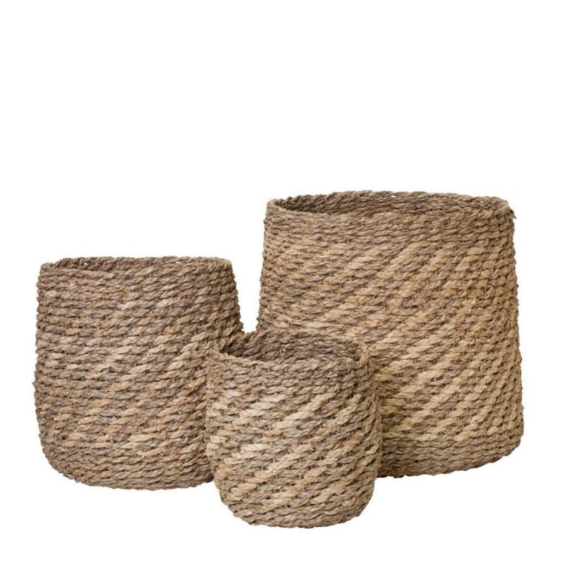 J.Elliot Accra Natural Baskets Set of 3 (6671356919852)