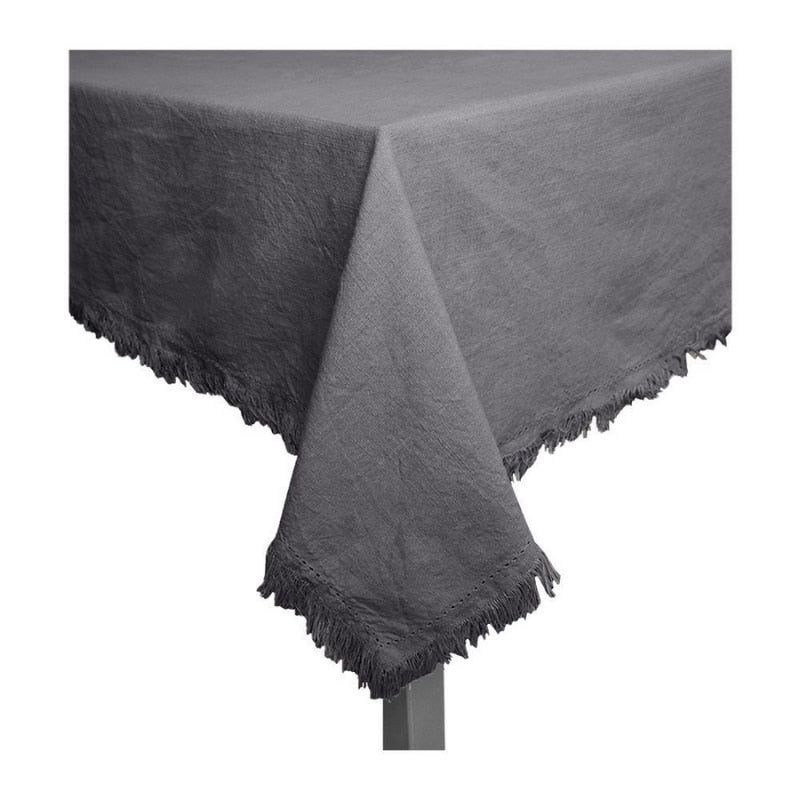 J.Elliot Avani Charcoal Tablecloth (6671771303980)