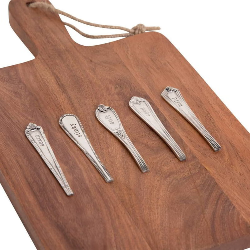J.Elliot Ched Cheese Natural and Silver Board and Marker Set (6671633154092)