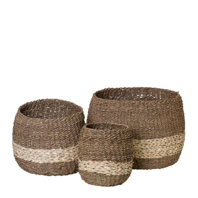 J.Elliot Kenya Natural Baskets Set of 3 (6671556640812)